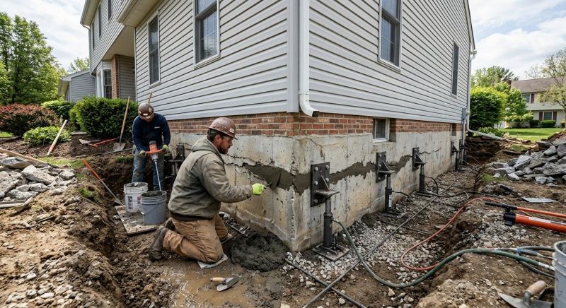 Basement Foundation Repair in Beggs, OK