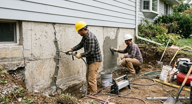Basement Foundation Repair in Jenks, OK