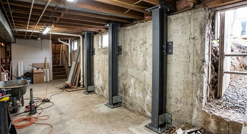 Basement Stabilization in Bixby, OK