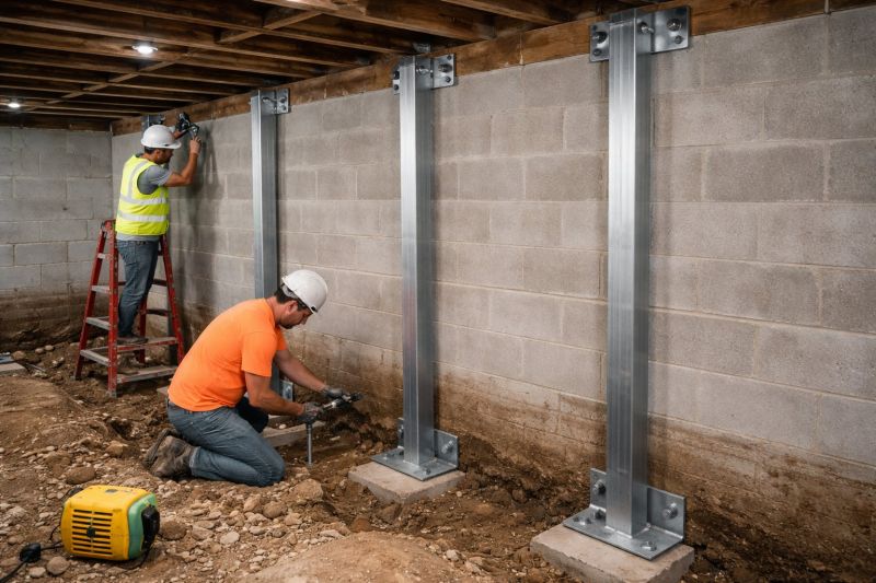 Basement Stabilization in Bixby, OK