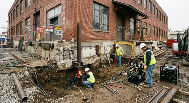 Building Foundation Repair in Sapulpa, OK