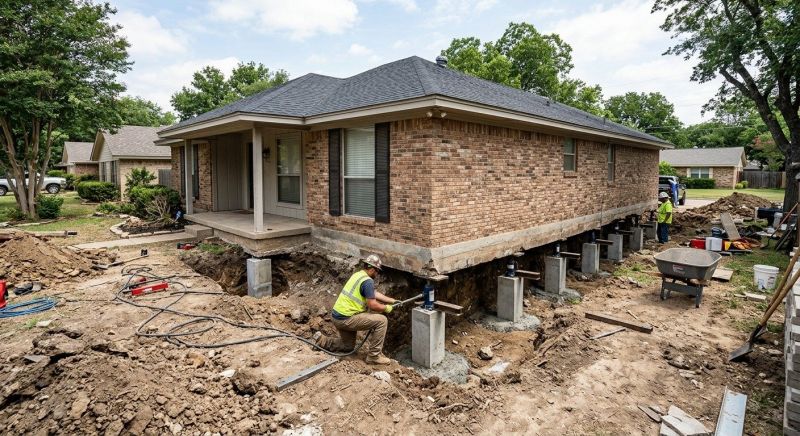 Concrete Foundation Leveling in Porter, OK