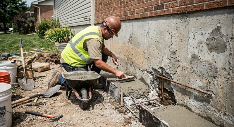 Concrete Foundation Repair in Jenks, OK