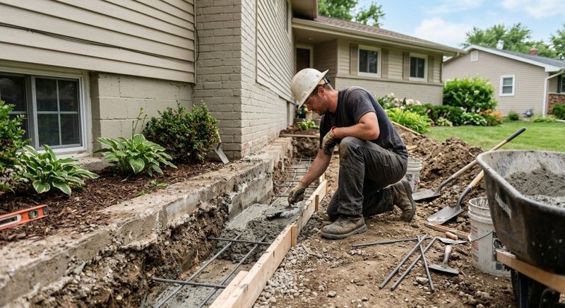 Concrete Foundation Repair in Tulsa County, OK