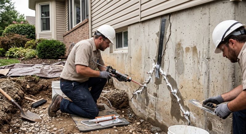 Cracked Foundation Repair in Coweta, OK