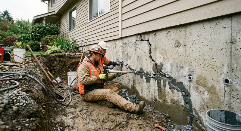 Cracked Foundation Repair in Coweta, OK
