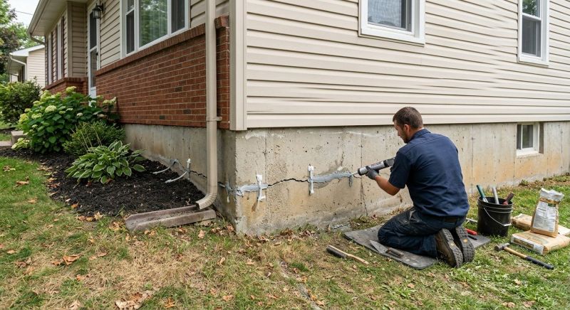 Cracked Foundation Repair in Okmulgee, OK