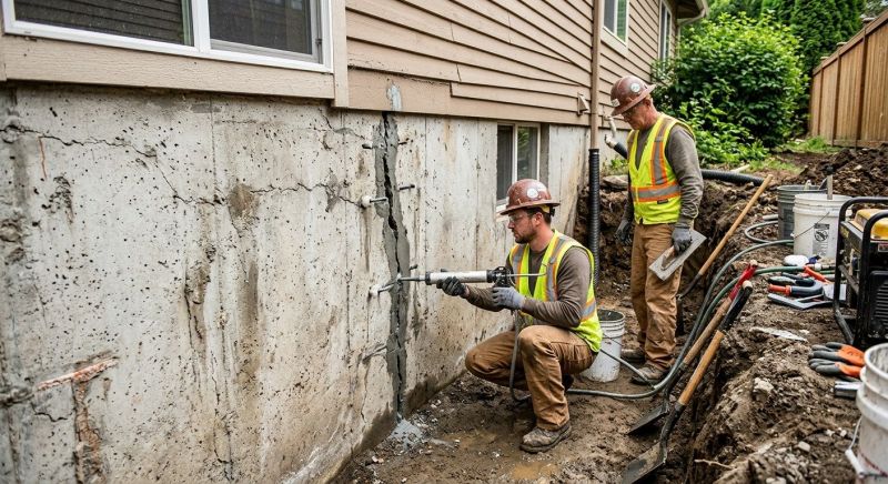 Cracked Foundation Repair in Porter, OK