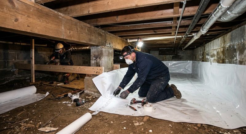Crawl Space Leveling in Bixby, OK