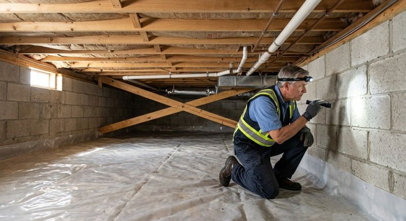 Crawl Space Leveling in Bixby, OK
