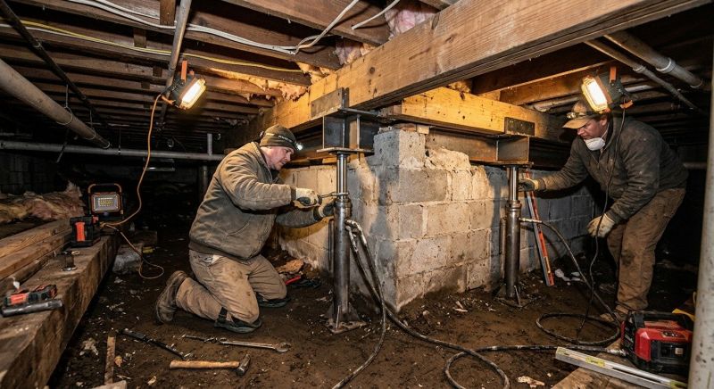 Crawlspace Foundation Repair in Beggs, OK