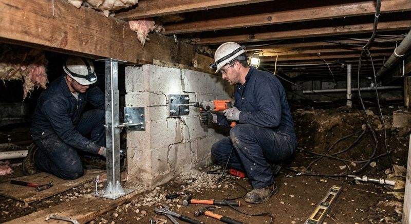 Crawlspace Foundation Repair in Broken Arrow, OK