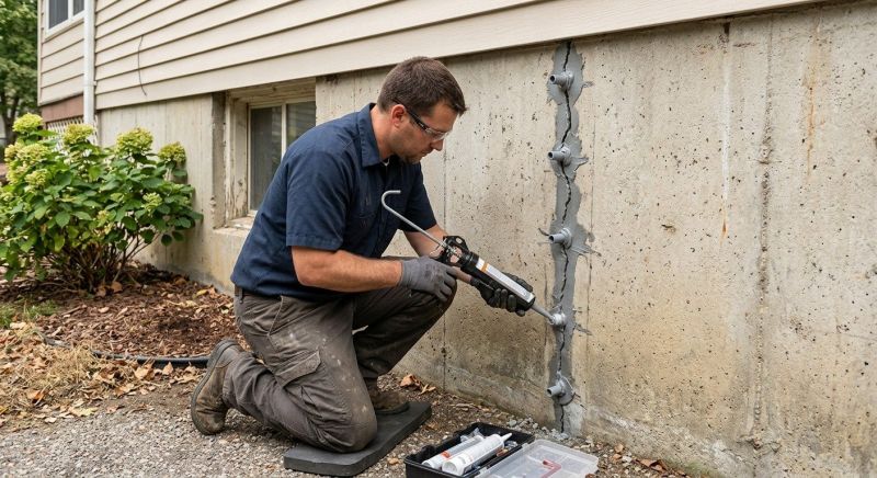 Foundation Crack Sealing in Bixby, OK