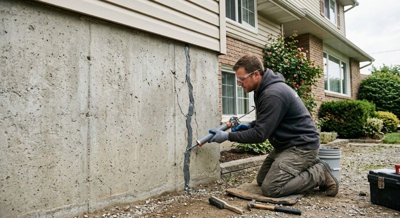 Foundation Crack Sealing in Bixby, OK