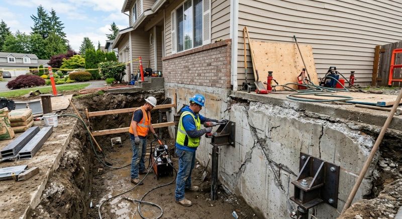 Foundation Damage Repair in Broken Arrow, OK