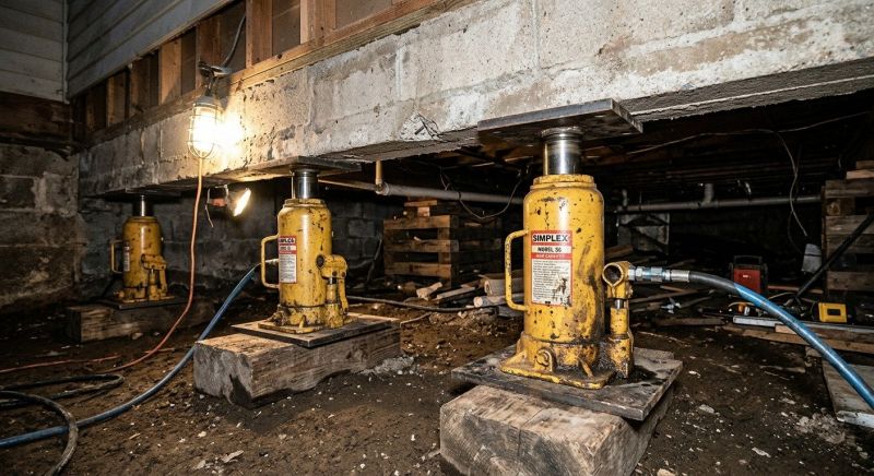 Foundation Jacking in Jenks, OK