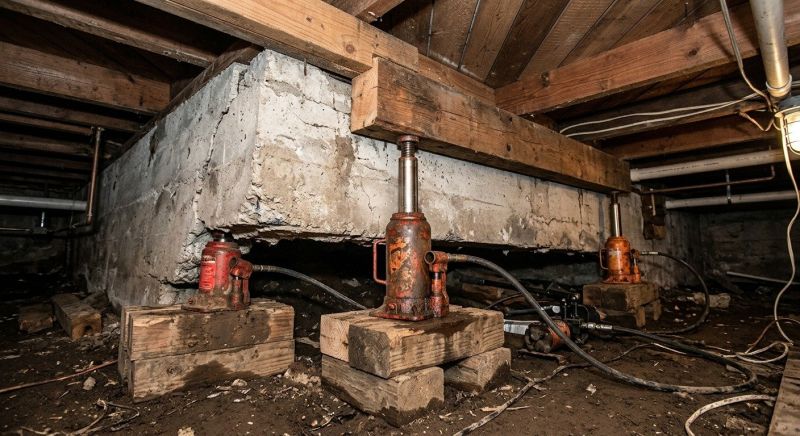 Foundation Jacking in Mounds, OK