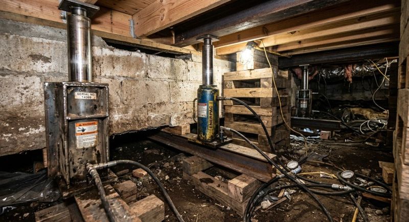 Foundation Jacking in Mounds, OK
