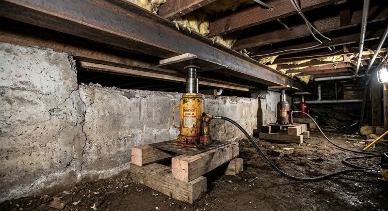 Foundation Jacking in Okmulgee, OK