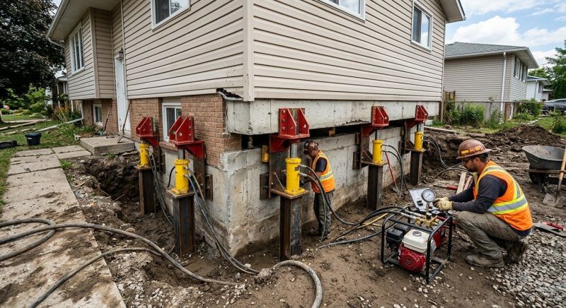 Foundation Lifting in Mounds, OK