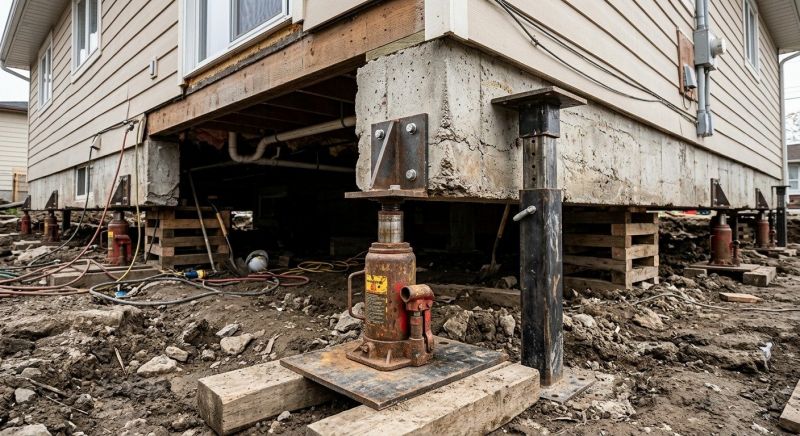 Foundation Lifting in Okmulgee, OK