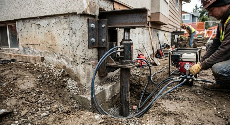 Foundation Lifting in Okmulgee, OK