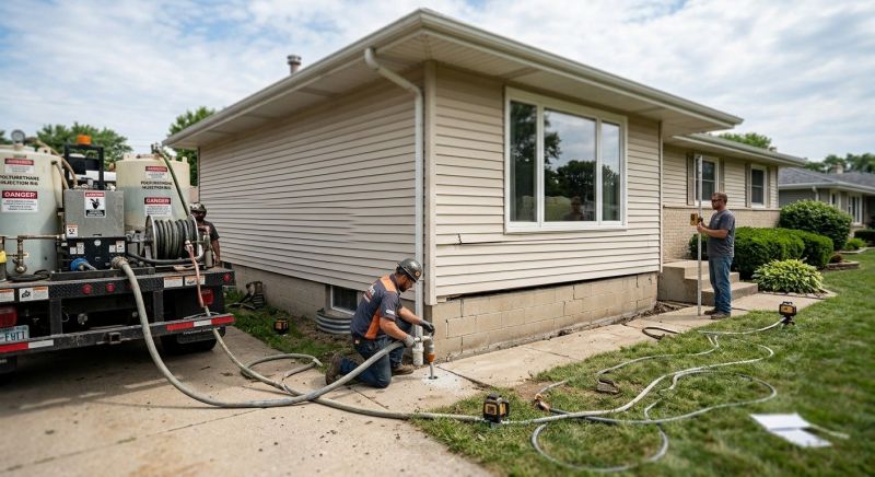 Foundation Lifting in Porter, OK
