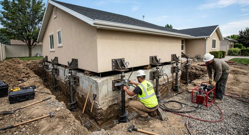 Foundation Pier Leveling in Bixby, OK