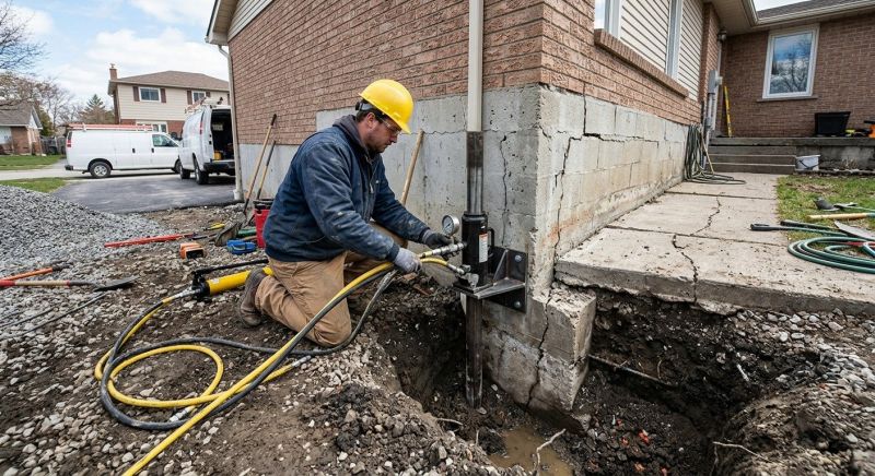 Foundation Settlement Repair in Bixby, OK