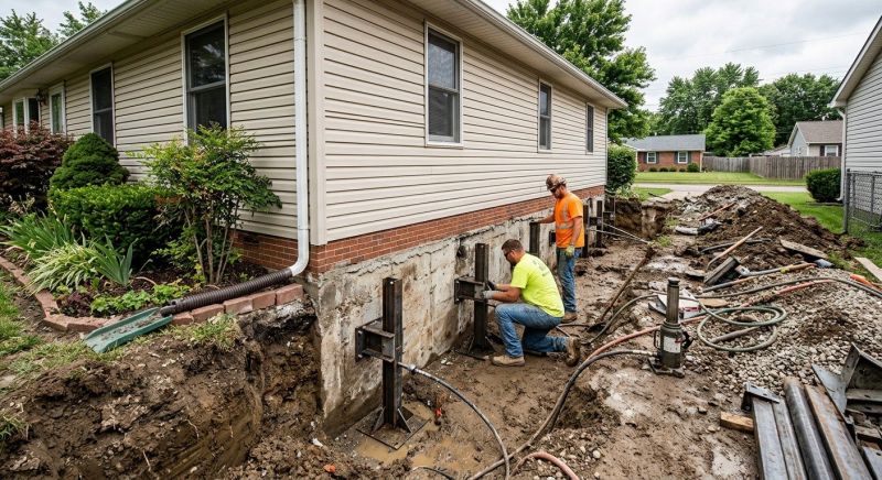 Foundation Stabilizing in Mounds, OK