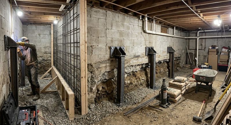 Foundation Stabilizing in Mounds, OK