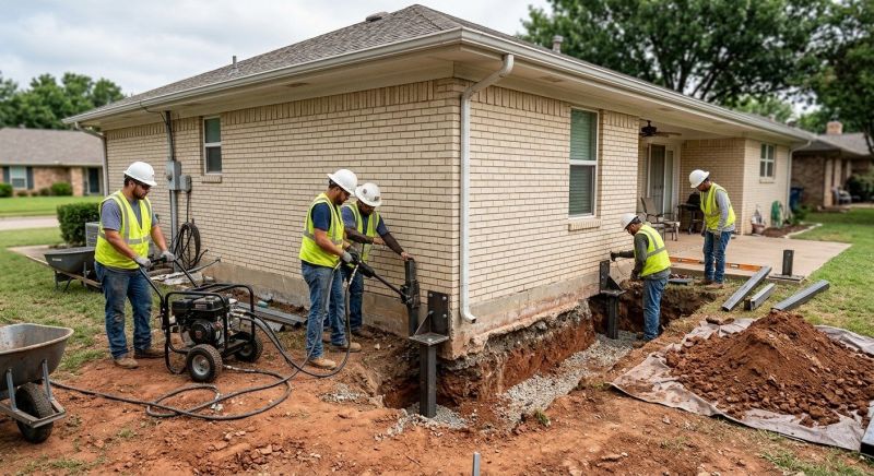 Foundation Stabilizing in Okmulgee, OK