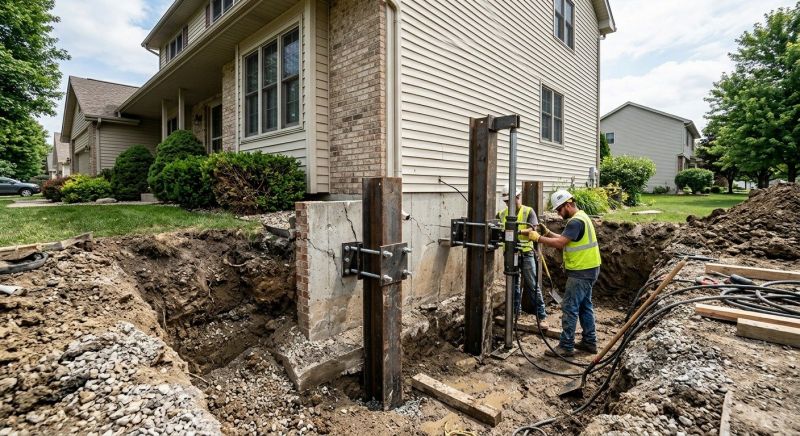 Foundation Underpinning in Bixby, OK