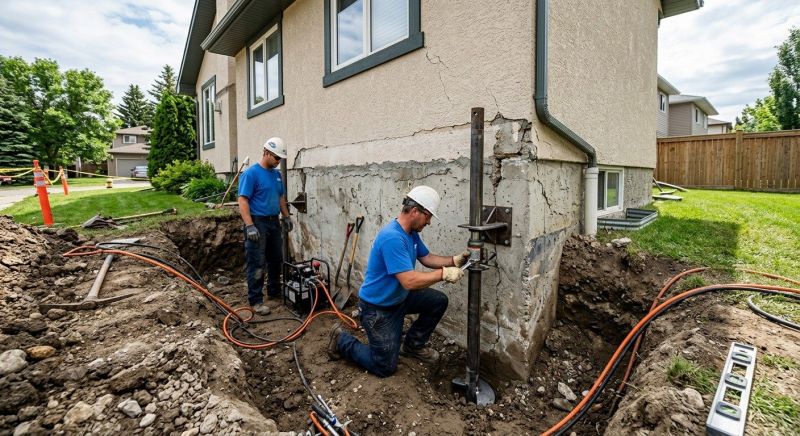 Helical Piers Installation in Bixby, OK