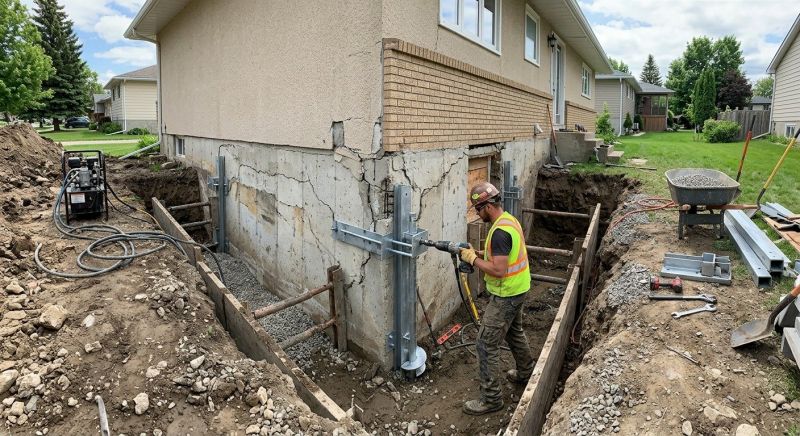 House Foundation Repair in Wagoner County, OK