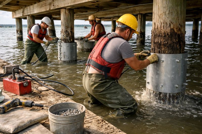 Piling Repair in Bixby, OK