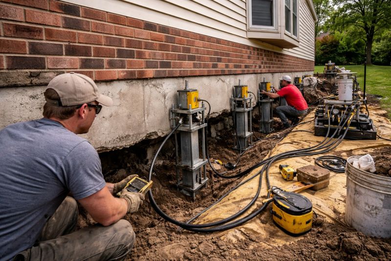 Settling Foundation Service in Coweta, OK