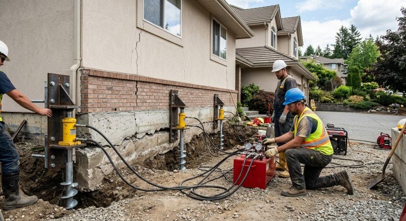 Sinking Foundation Lifting in Bixby, OK