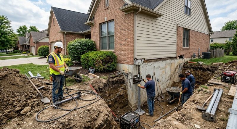 Sinking Foundation Repair in Sapulpa, OK