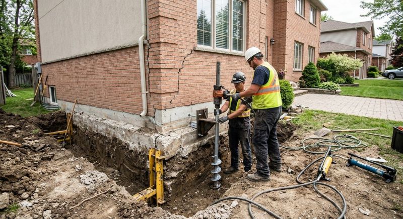 Sinking Foundation Repair in Wagoner County, OK