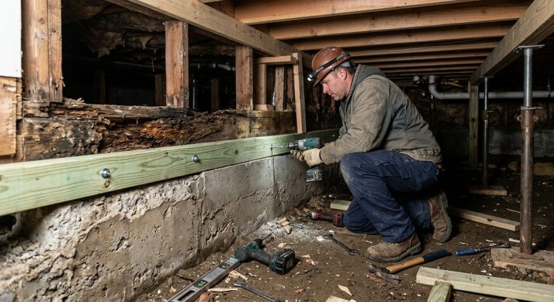 Slab Foundation Repair in Bixby, OK