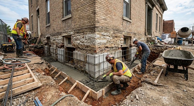 Structural Underpinning in Bixby, OK